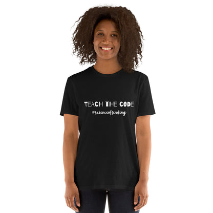 Decode Short-Sleeve Unisex T-Shirt Reading teacher educator gift science of reading book coach interventionist phonics