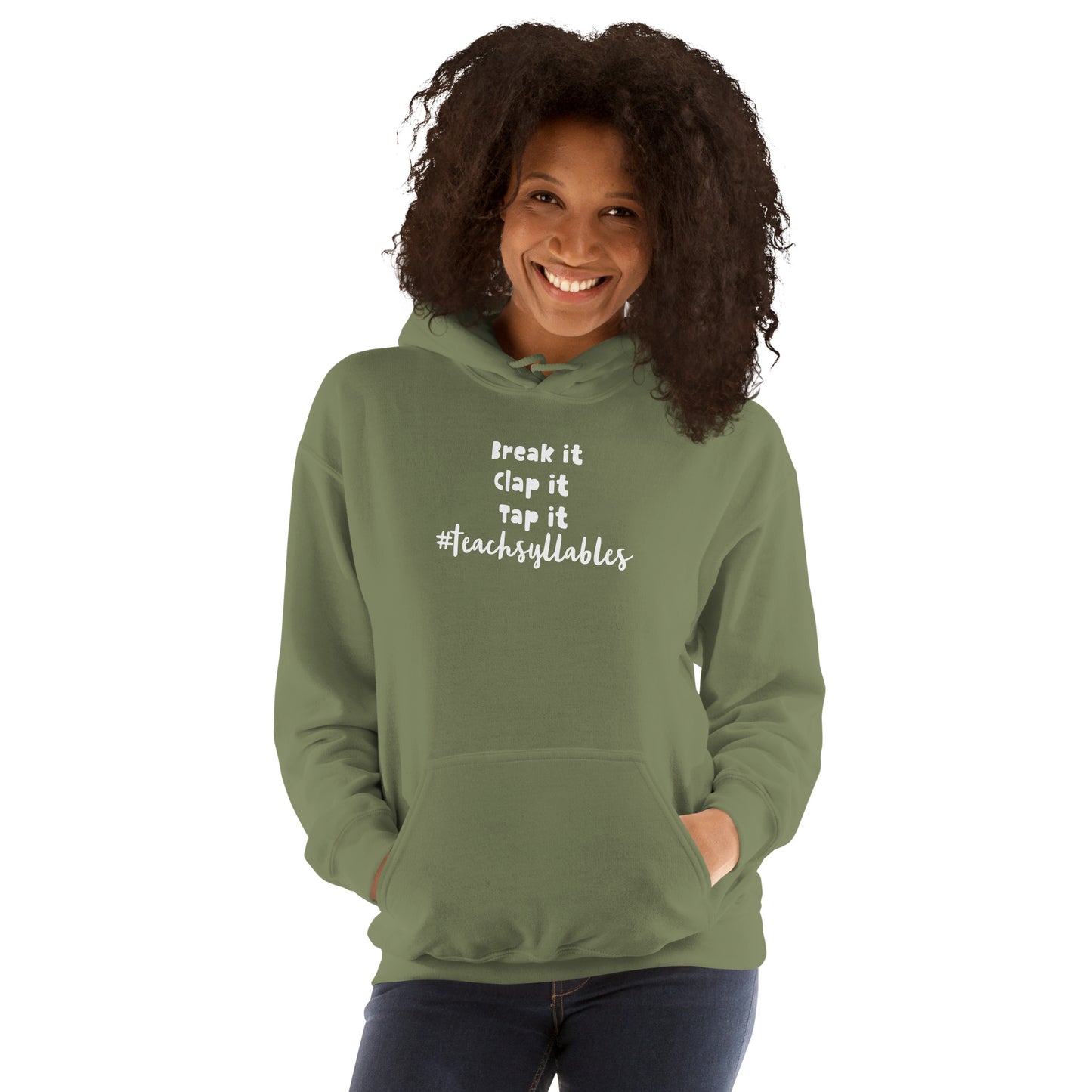Syllables Hoodie Unisex Hoodie Reading teacher educator gift SOR science of reading book coach interventionist phonics